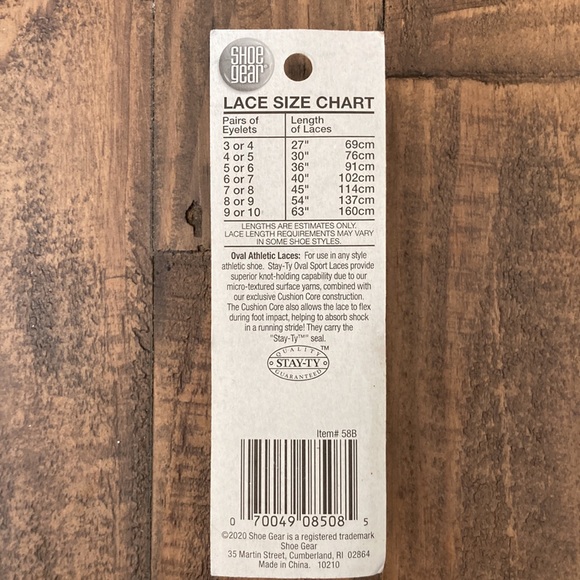 Black shoe laces. - Picture 2 of 3